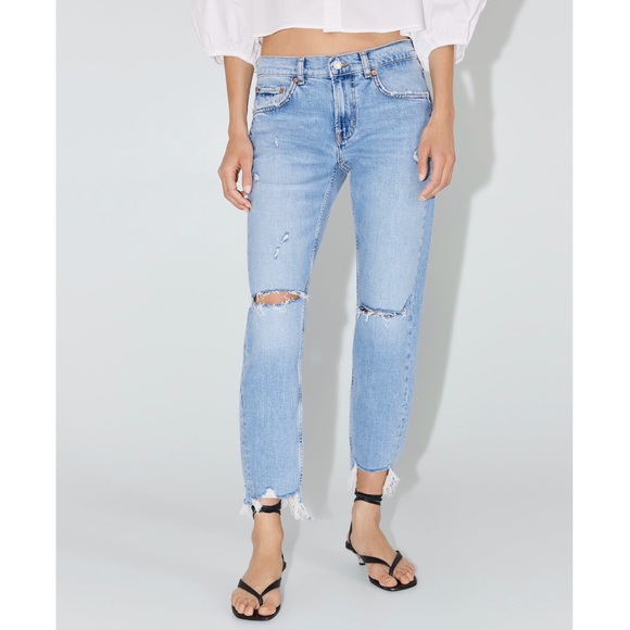 zara boyfriend slim jeans